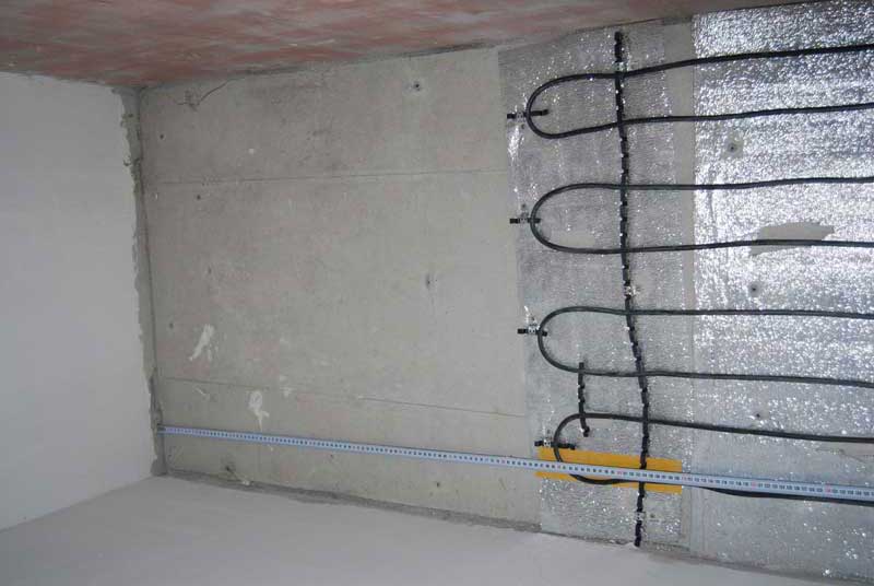 Электрический теплый пол на стену: какой вид выбрать и произвести монтаж