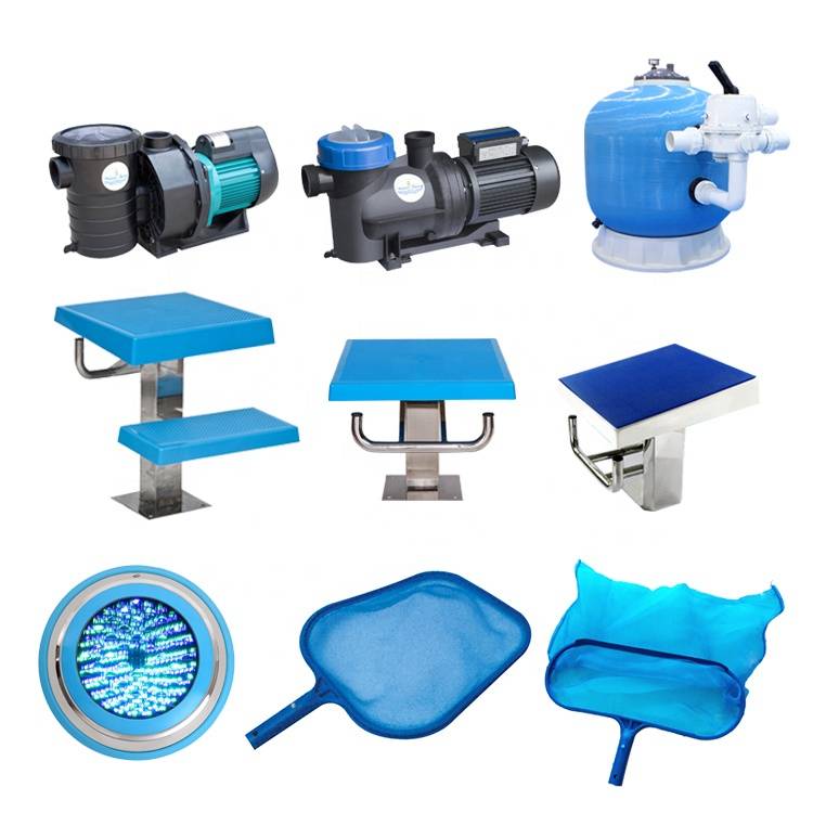 Оборудование для бассейнов: насосы, теплообменники, фильтровальные емкости, плавающие покрытия и химия