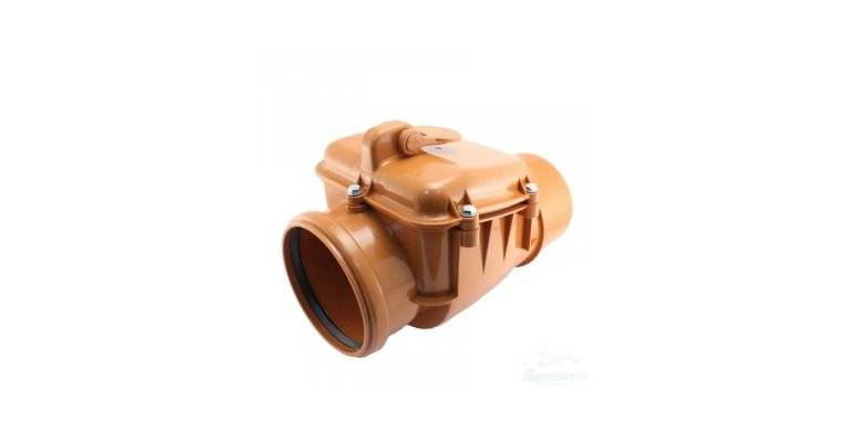 Клапан на канализационную трубу (стояк)