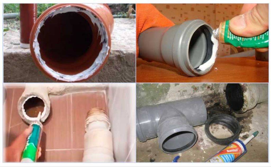 Чем загерметизировать канализационную трубу: герметизация труб канализации изнутри и снаружи, материалы и средства