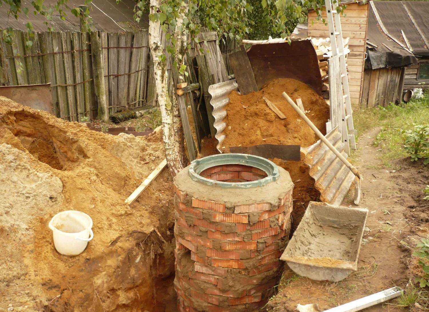 Выгребная яма без откачки своими руками — инструкция по строительству