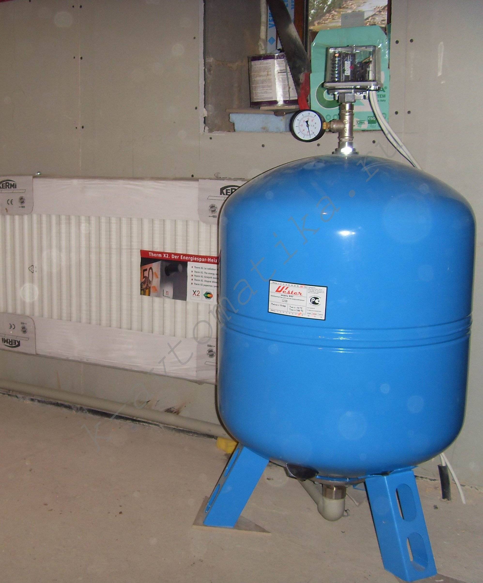 Гидроаккумулятор для систем водоснабжения: устройство, функции, схемы подключения
