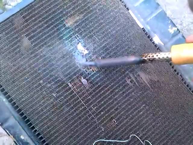 Как устранить течь радиатора, способы ремонта.