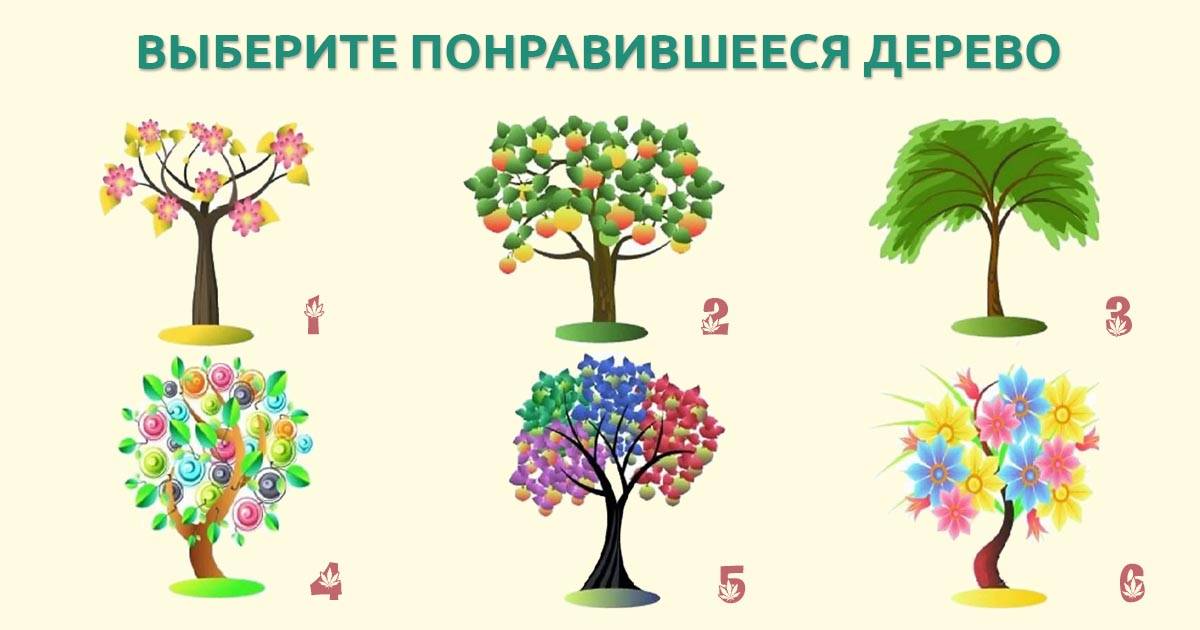 Рисунок дерева психологический тест