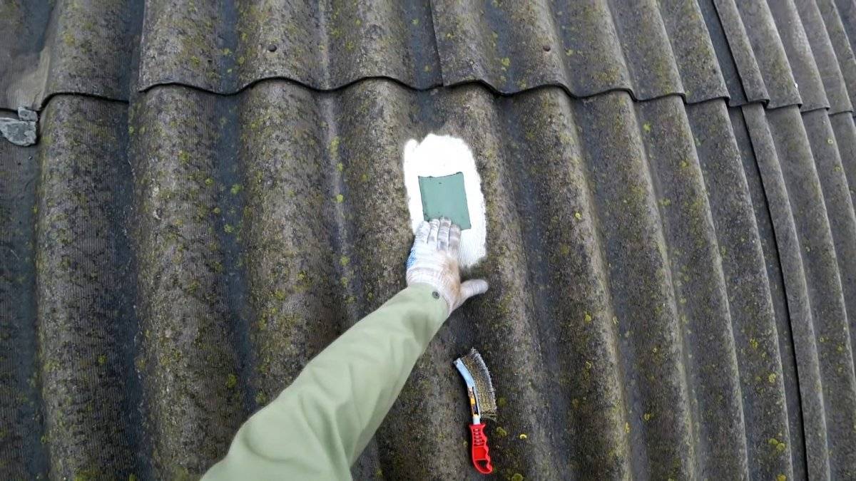 Ремонт шифера на крыше своими руками — фото, видео инструкция