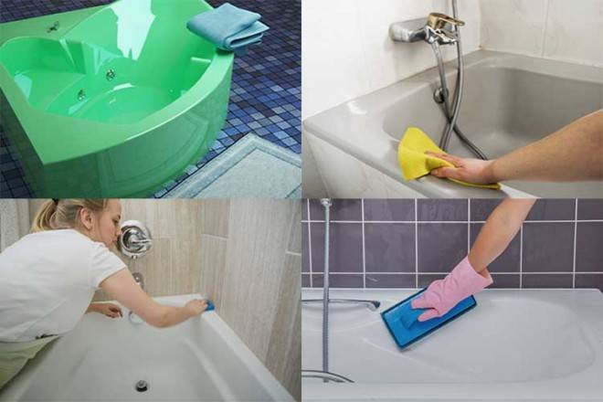 Как почистить акриловую ванну в домашних условиях, рекомендации по уходу за ней с помощью подручных и покупных средств