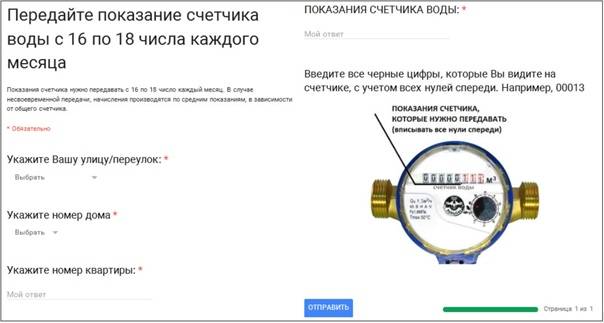 Как передать показания счетчиков на воду в москве: 5 способов