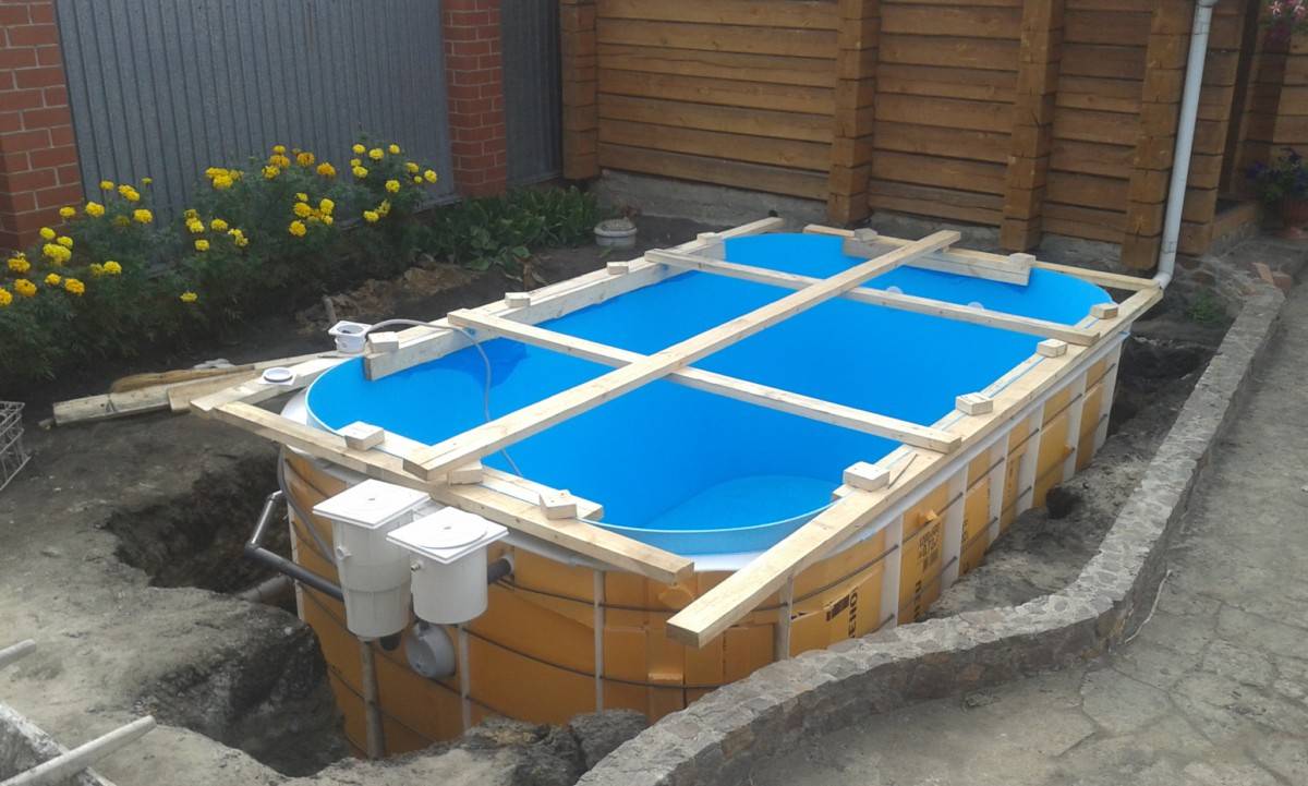 Строительство бассейна своими руками на даче