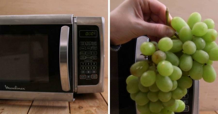 Если засунуть виноград в микроволновку, он взорвется — правда или ложь