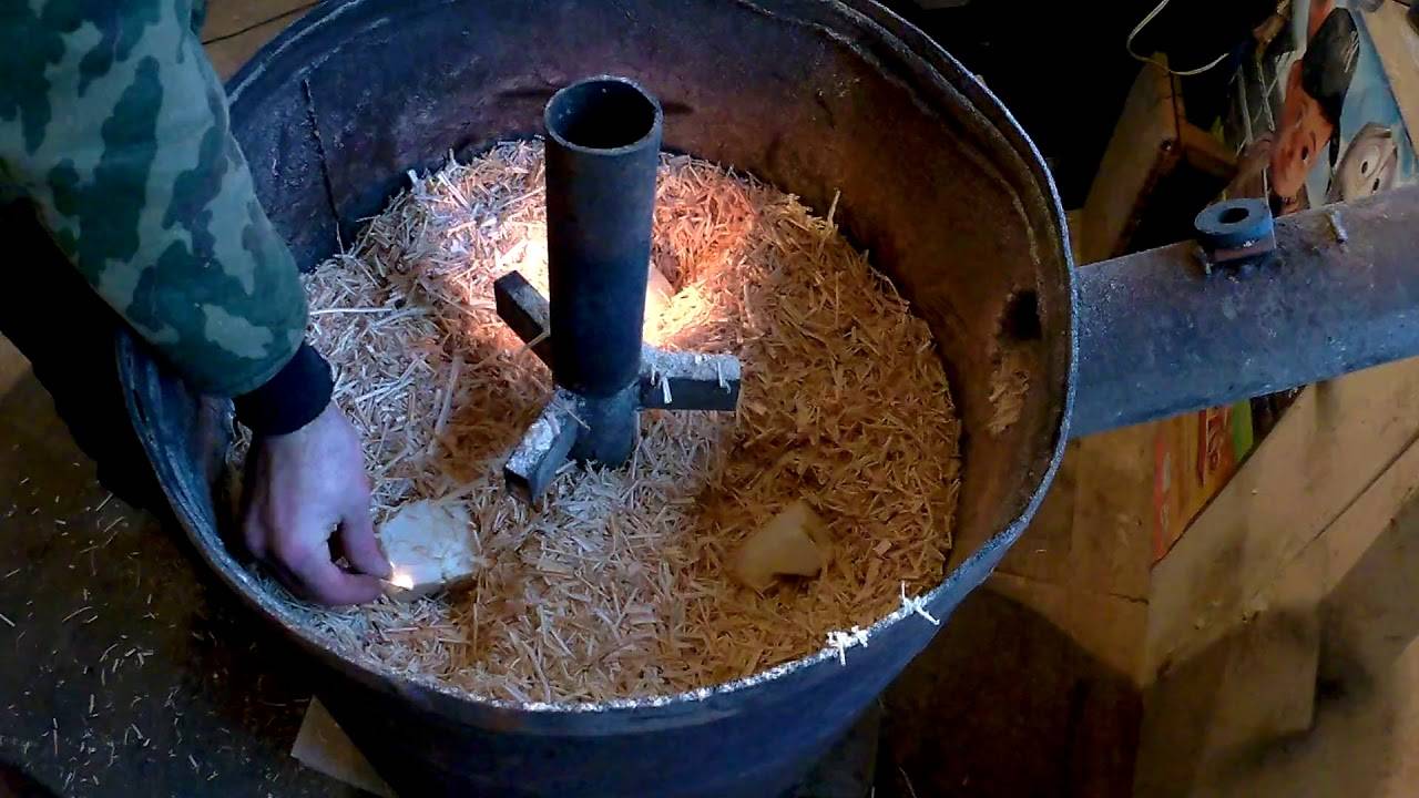 Простая конструкция печи длительного горения для изготовления своими руками