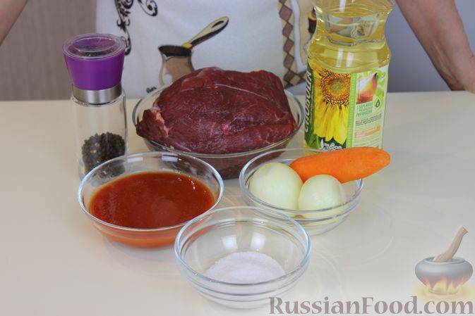 Гуляш из говядины с подливкой — 5 пошаговых рецептов с фото