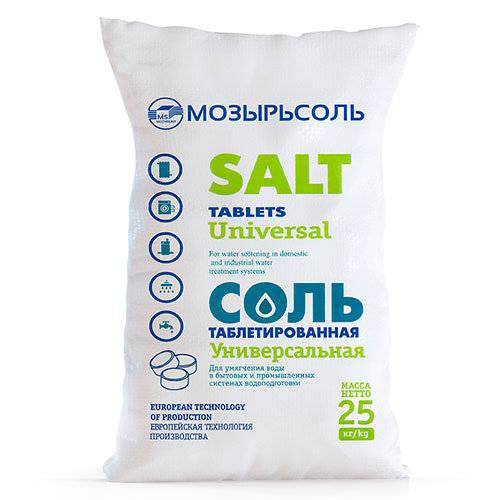 Таблетированная соль для фильтров систем очистки воды и ее преимущества