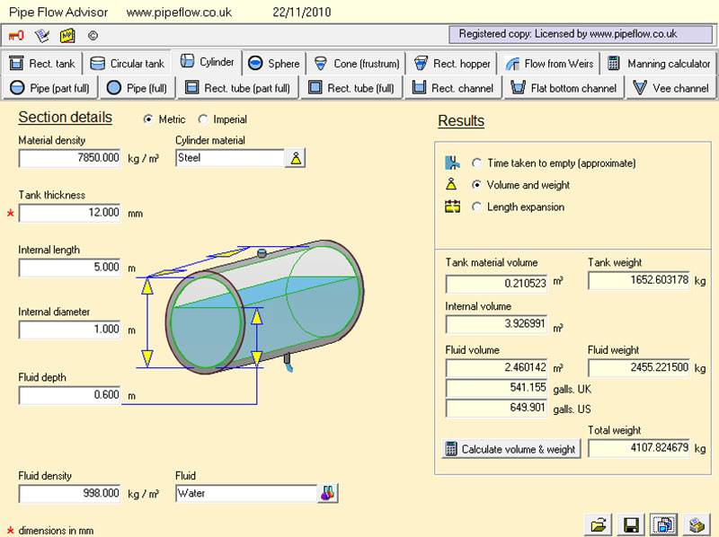 Трубный калькулятор для расчета веса трубы онлайн
