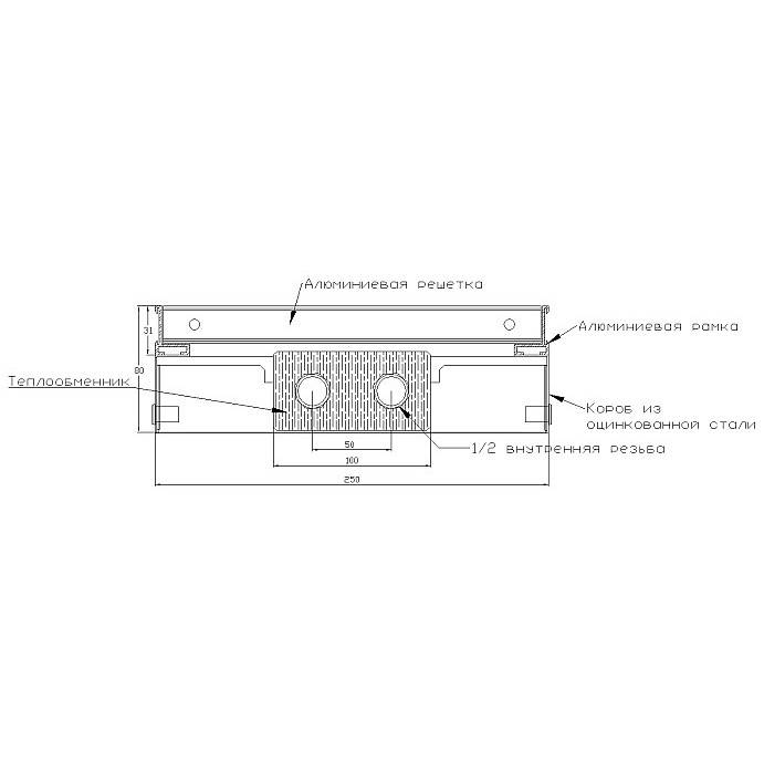 Внутрипольный электрический конвектор: принцип работы и правила монтажа