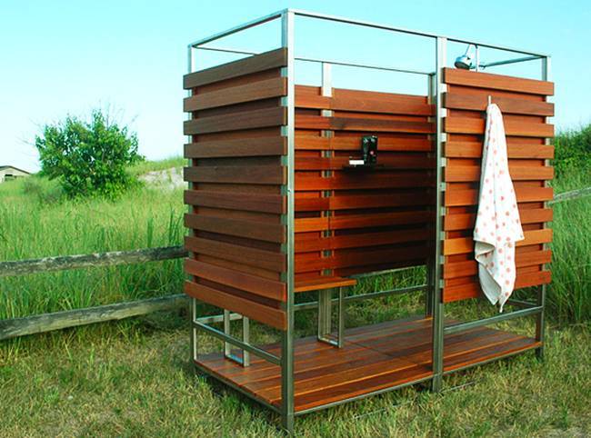 Как построить летний душ для дачи самостоятельно