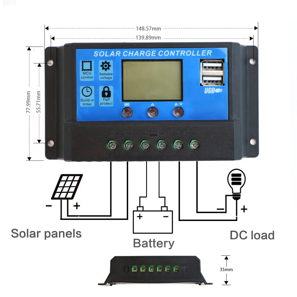 Простой контроллер заряда для солнечной панели