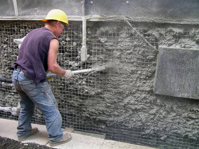 Торкрет бетон: технология и правила