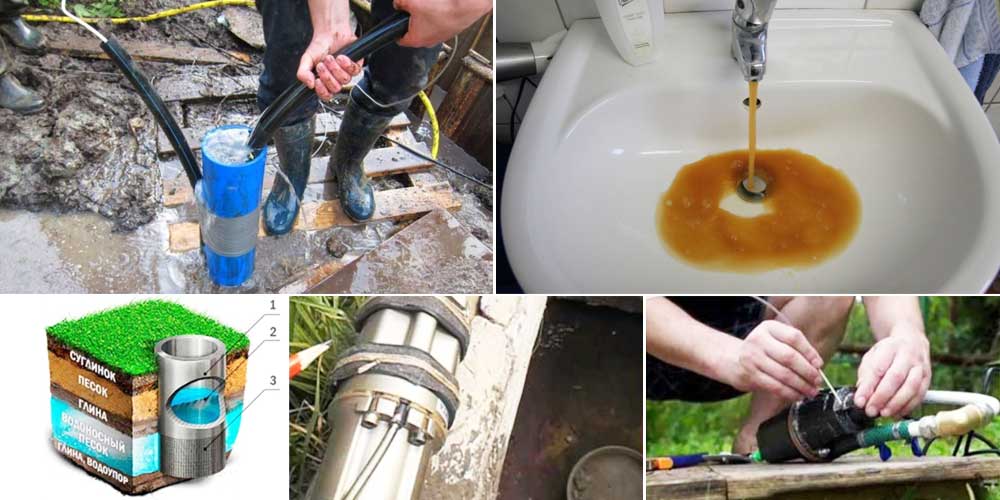 Мутная вода из скважины – причины и что делать, если из скважины идет мутная вода