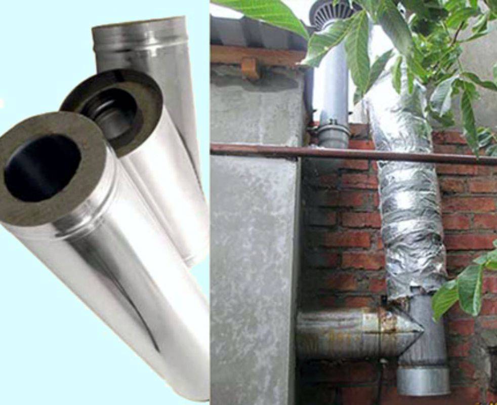 Термоизоляция для труб дымохода: необходимость, материалы, утепление в бане