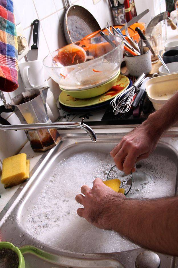Как мыть посуду - wikihow