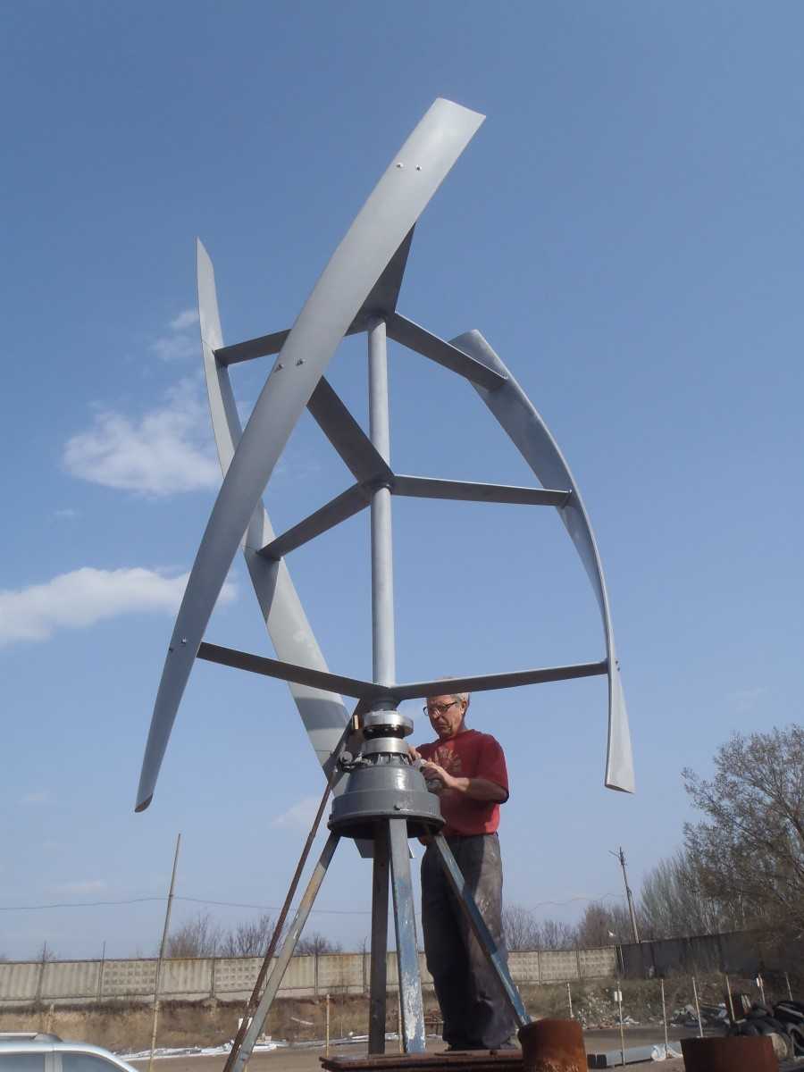Самодельные ветрогенераторы с вертикальной осью вращения