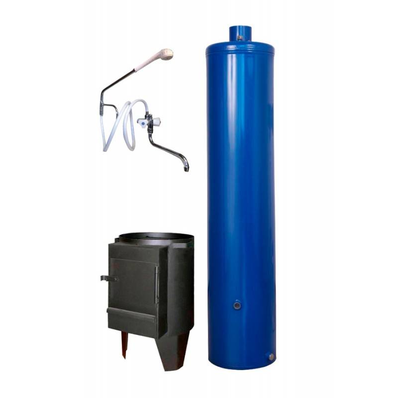 Электрические и дровяные водонагреватели для душа титан: характеристики