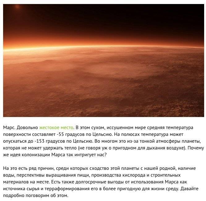 Почему мы не сможем жить на марсе? - hi-news.ru
