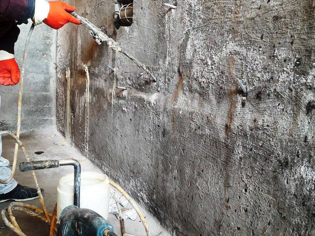 Инъектирование бетона и трещин бетонными инъекциями: технология – бетонпедия