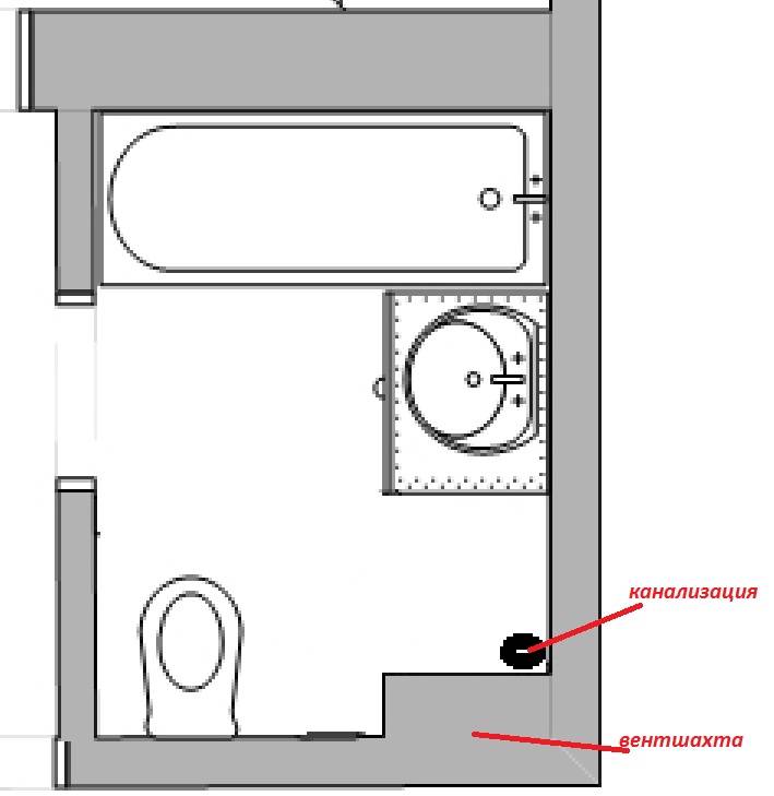 Совмещение ванной комнаты и туалета: варианты согласования перепланировки санузла