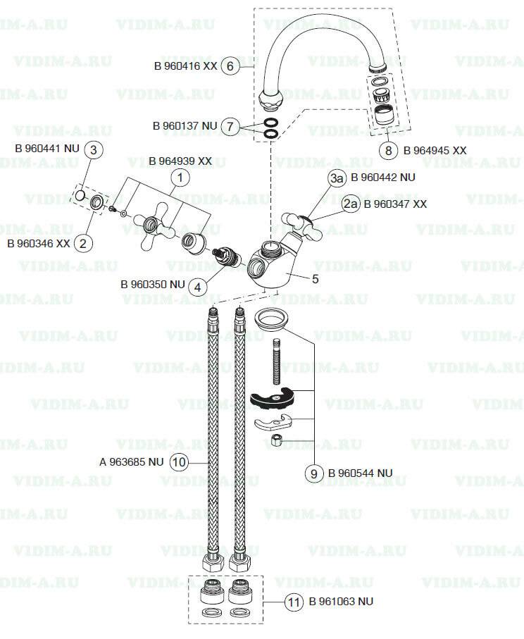Водопроводный кран: устройство смесителей, виды и отличия от задвижки