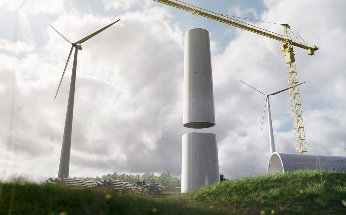 Самый высокий ветрогенератор в стране строят под мстиславлем