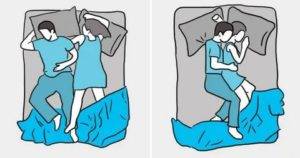 Поза, в которой вы спите с партнером, может многое рассказать о ваших отношениях