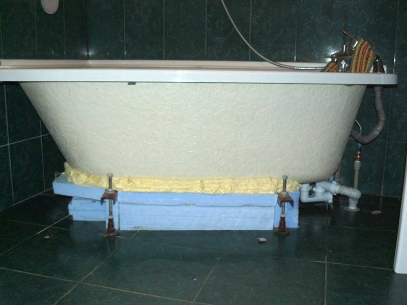 Монтаж чугунной ванны: правила установки на ножки, какие инструменты потребуются
