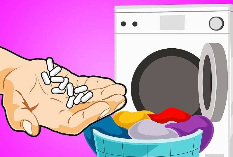 Что будет, если положить в стиральную машинку аспирин