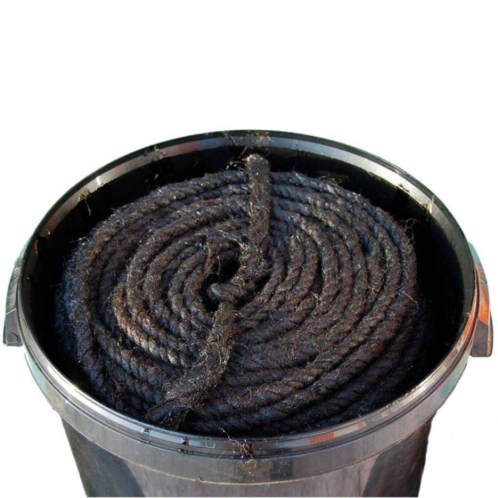 Канат смоляной канализационный (каболка) | комплект cервис
