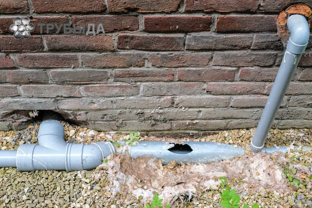 Вывод канализационной трубы из дома: пошаговая инструкция