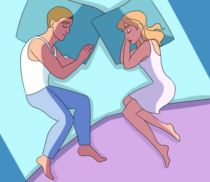 В каких позах спят влюбленные. удобные позы для сна вдвоем и их значение