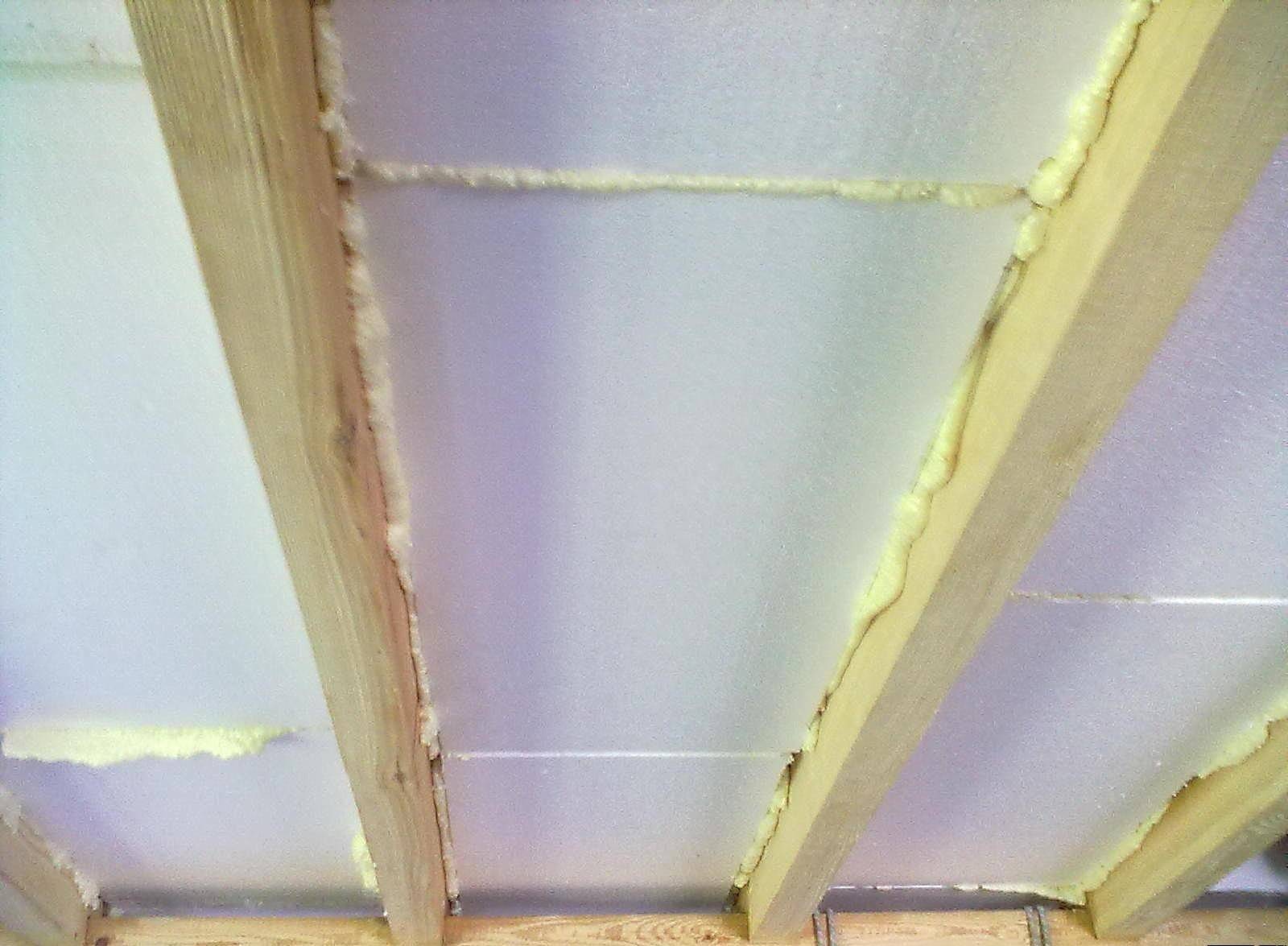 Можно ли утеплить потолок пенопластом?