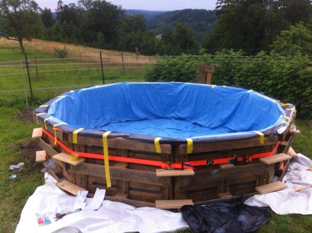 Как сделать бассейн на даче из подручных материалов своими руками - инструкция с фото и видео