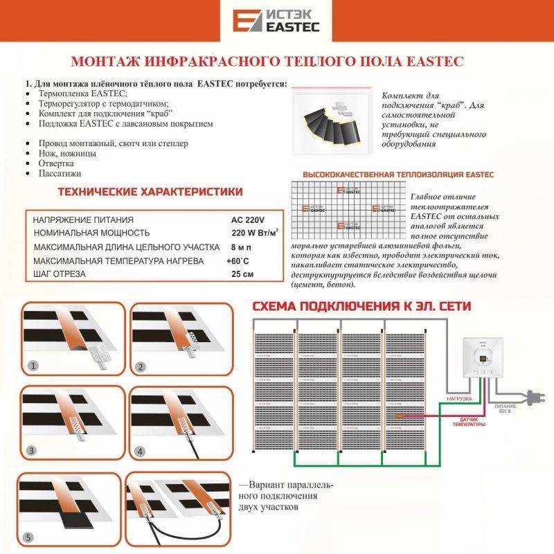 Как выполнить укладку теплого пола под плитку – пошаговое руководство по монтажу электрического кабельного пола