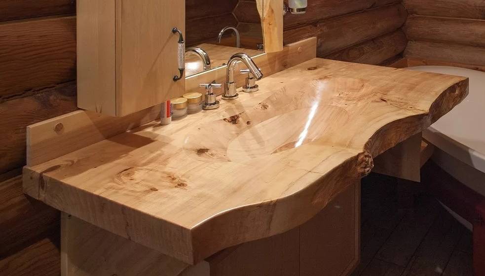 Деревянная полка для ванной комнаты своими руками - пошагово