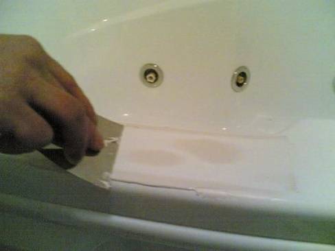 Ремонт акриловых ванн своими руками, как отремонтировать сколы и трещины (видео, фото)