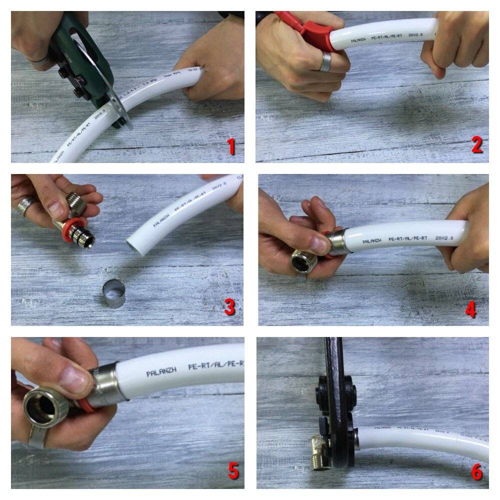 Как монтировать металлопластиковые трубы – подробная инструкция