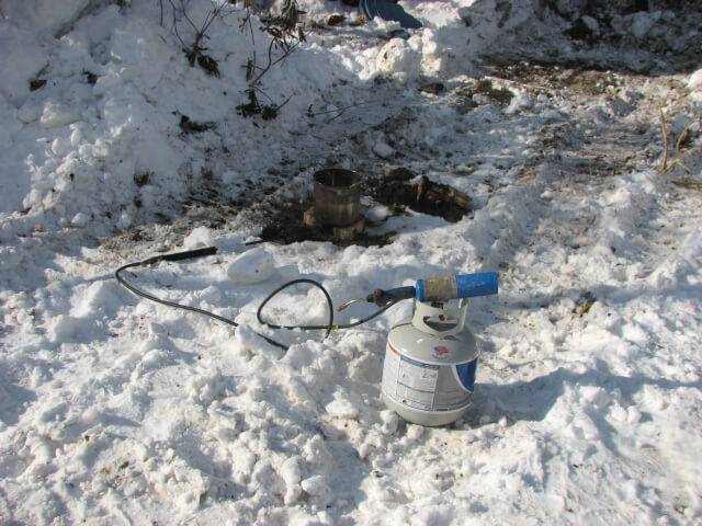Как отогреть замерзший водопровод