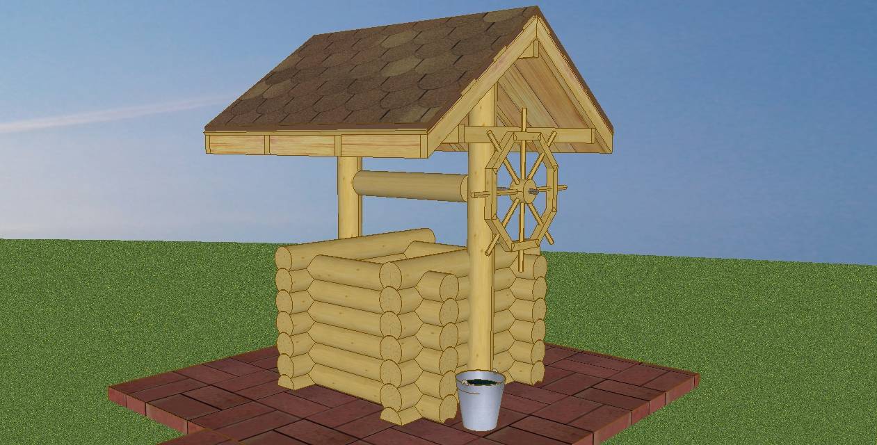 Как построить домик для колодца своими руками? чертежи и размеры: инструкция поэтапно +видео