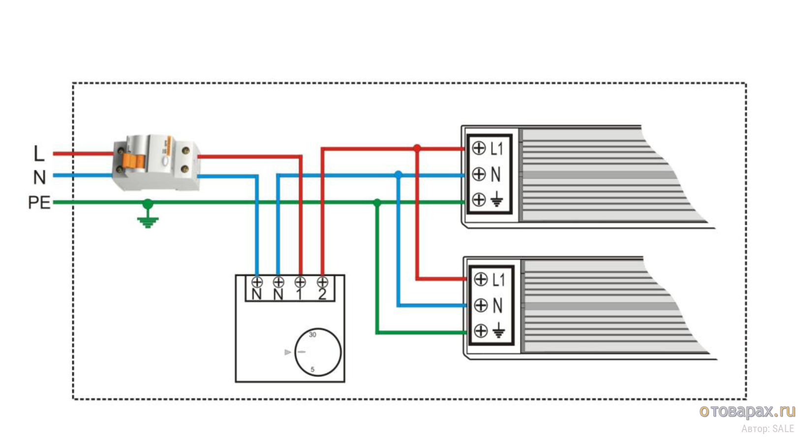 Терморегулятор для инфракрасного обогревателя — как подключить своими руками
