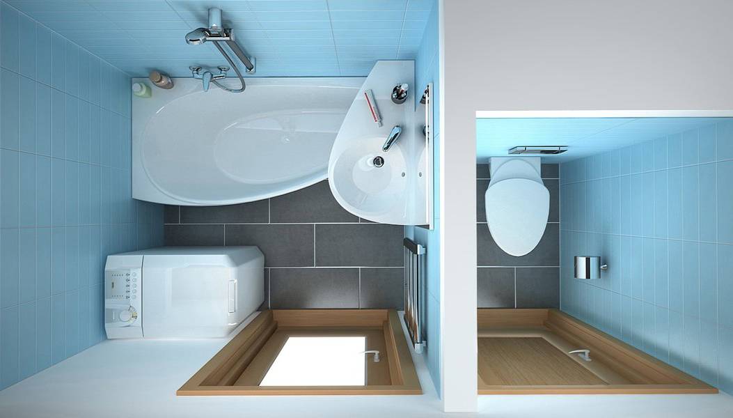 Размер ванной комнаты в хрущевке: стандартная площадь помещения