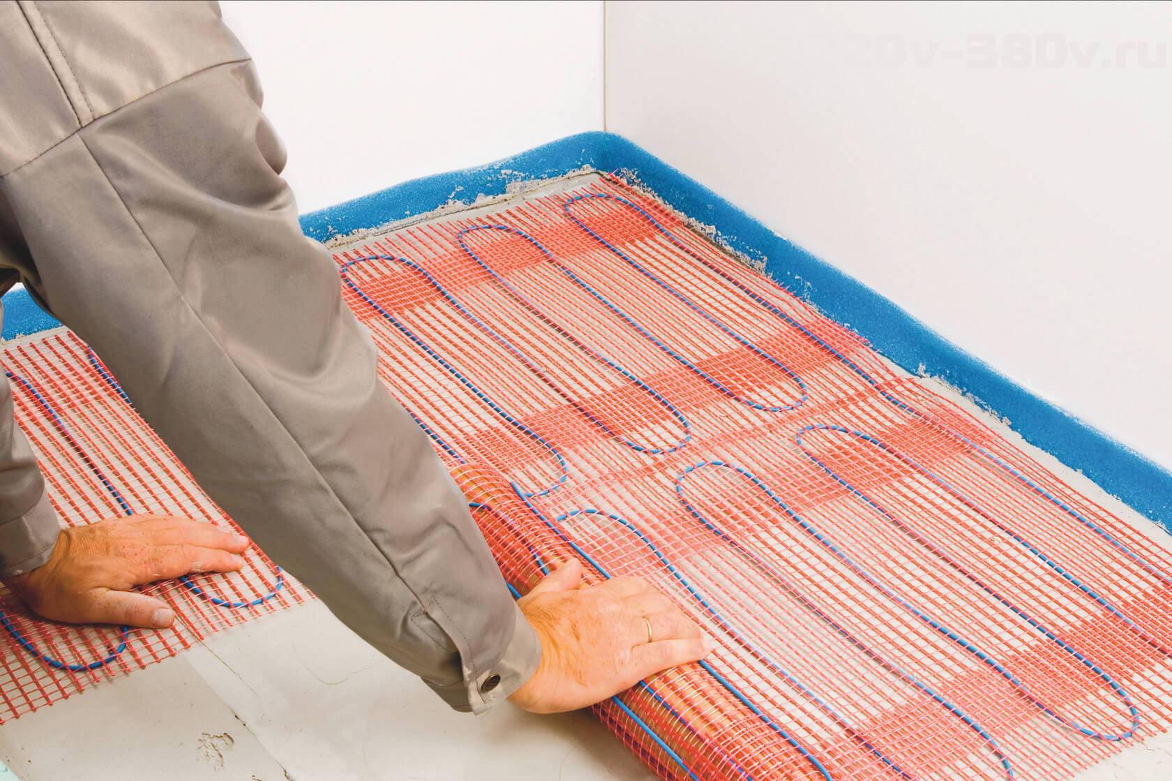 Электрический теплый пол – эффективный обогрев под плитку