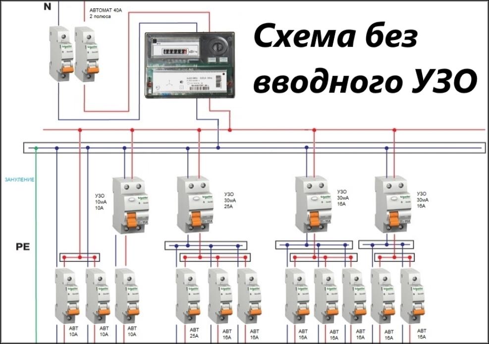 Пуэ 15 схема подключения