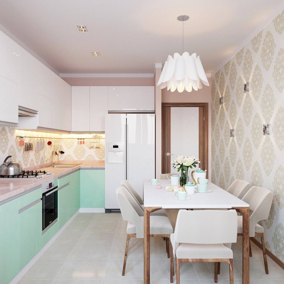 Красивый дизайн маленькой кухни 2021 (фото) — современные идеи по обустройству небольшого пространства